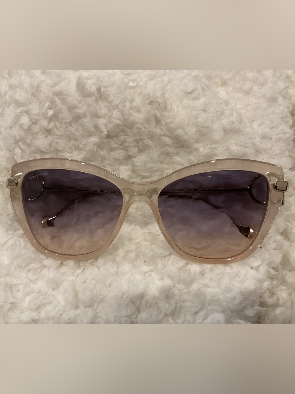 Salvatore Ferragamo Nude Modern Cat-Eye Sunglasses